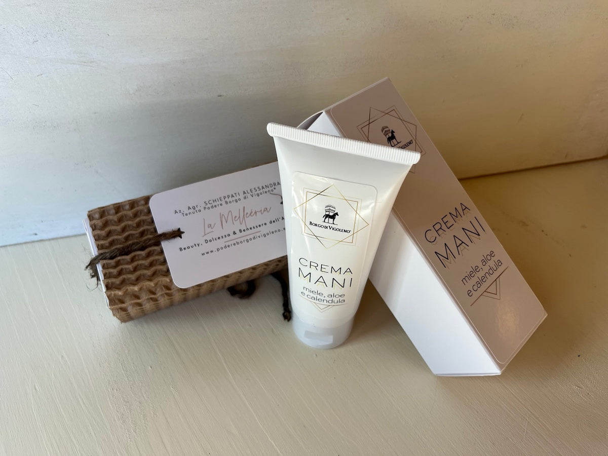 CREMA MANI AL MIELE, ALOE VERA E CALENDULA