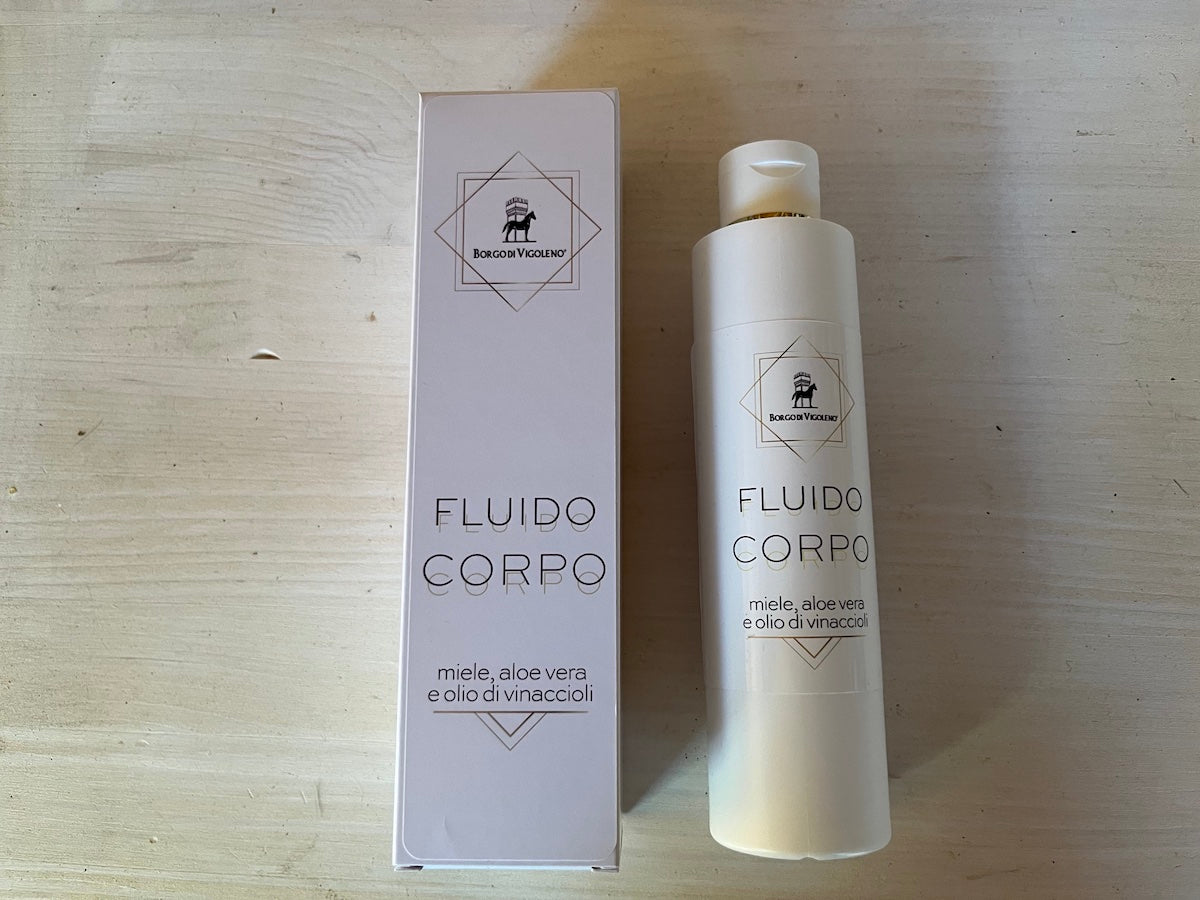 FLUIDO CORPO AL MIELE, ALOE VERA E OLIO DI VINACCIOLI
