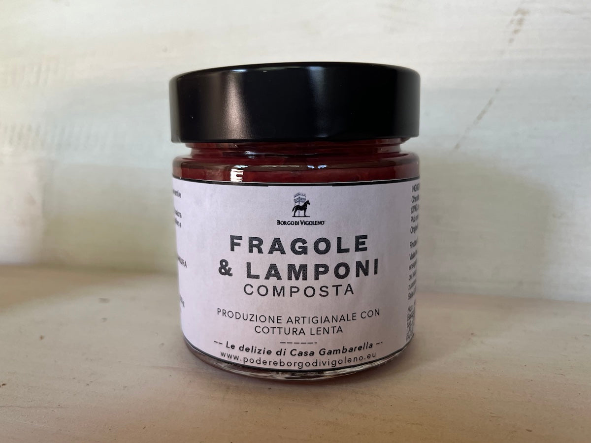 COMPOSTA FRAGOLE E LAMPONI