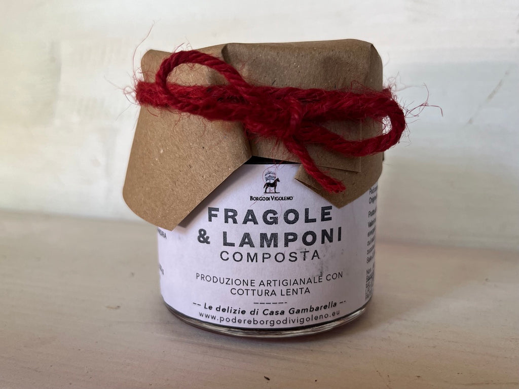 COMPOSTA FRAGOLE E LAMPONI