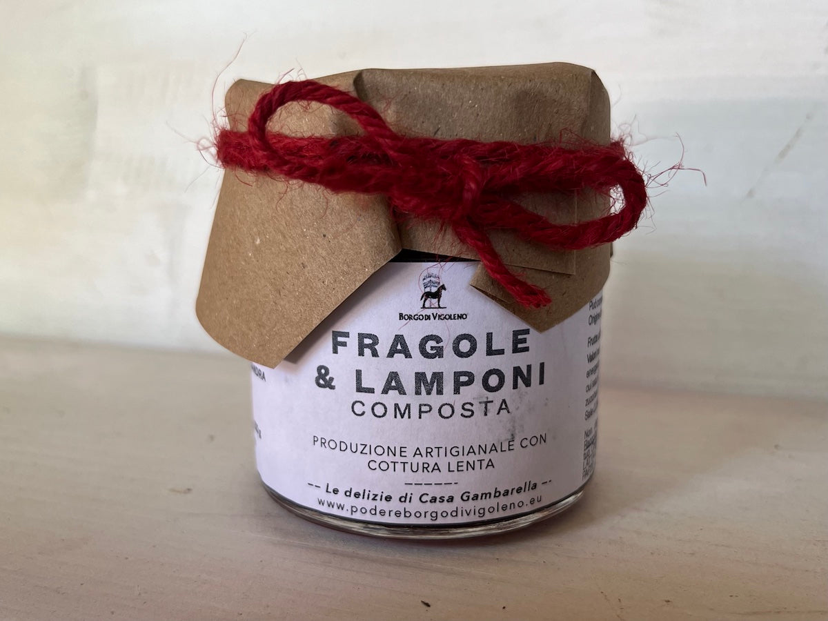 COMPOSTA FRAGOLE E LAMPONI
